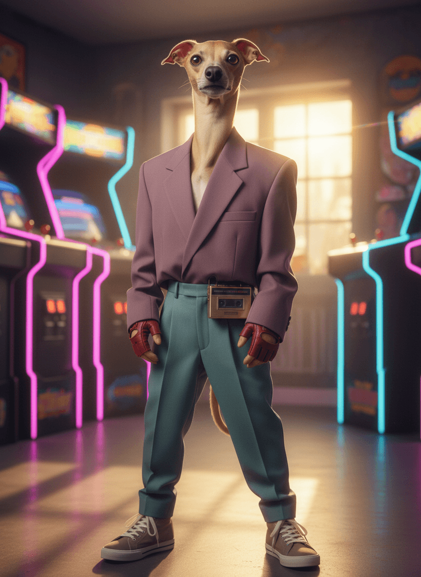Power 80s outfit