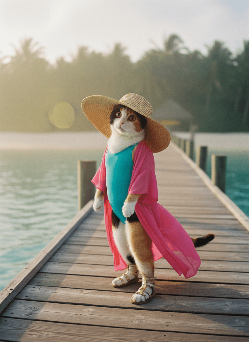 Beachwear outfit