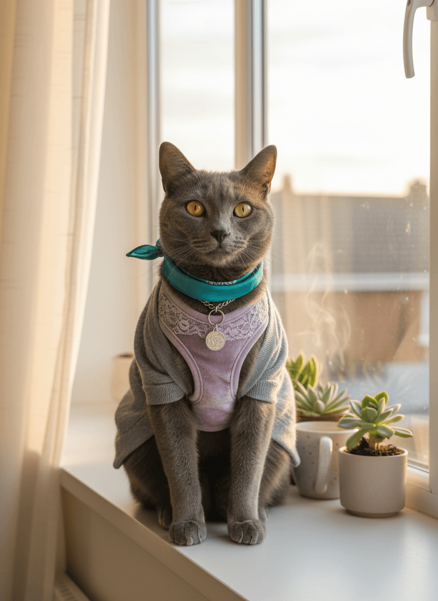 Windowsill outfit