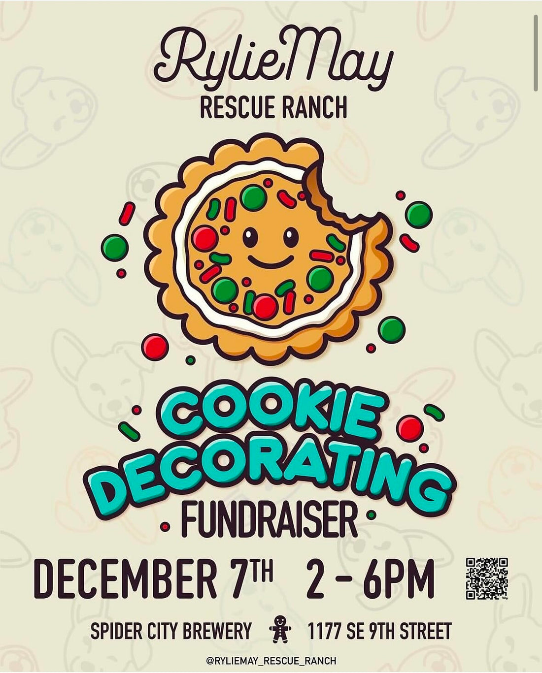 Dec. 7 - Cookie Decorating Fundraiser for RylieMae Rescue Ranch