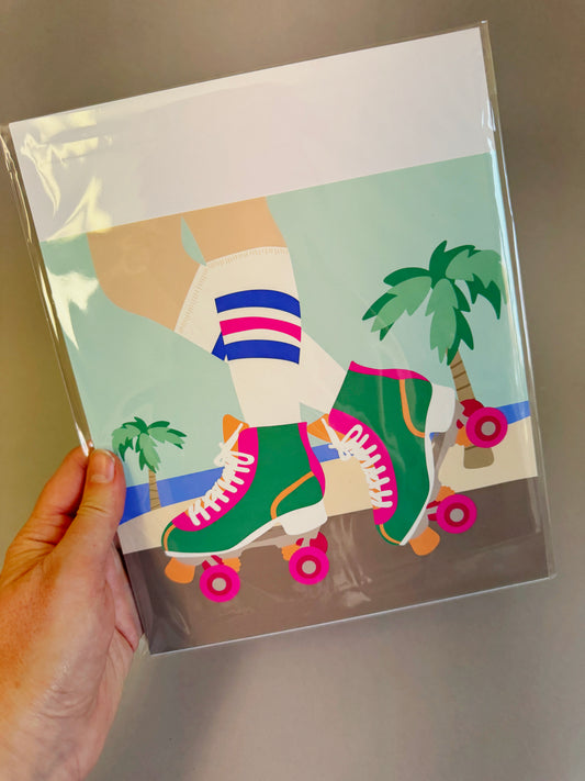 RollerSkates - Art Print