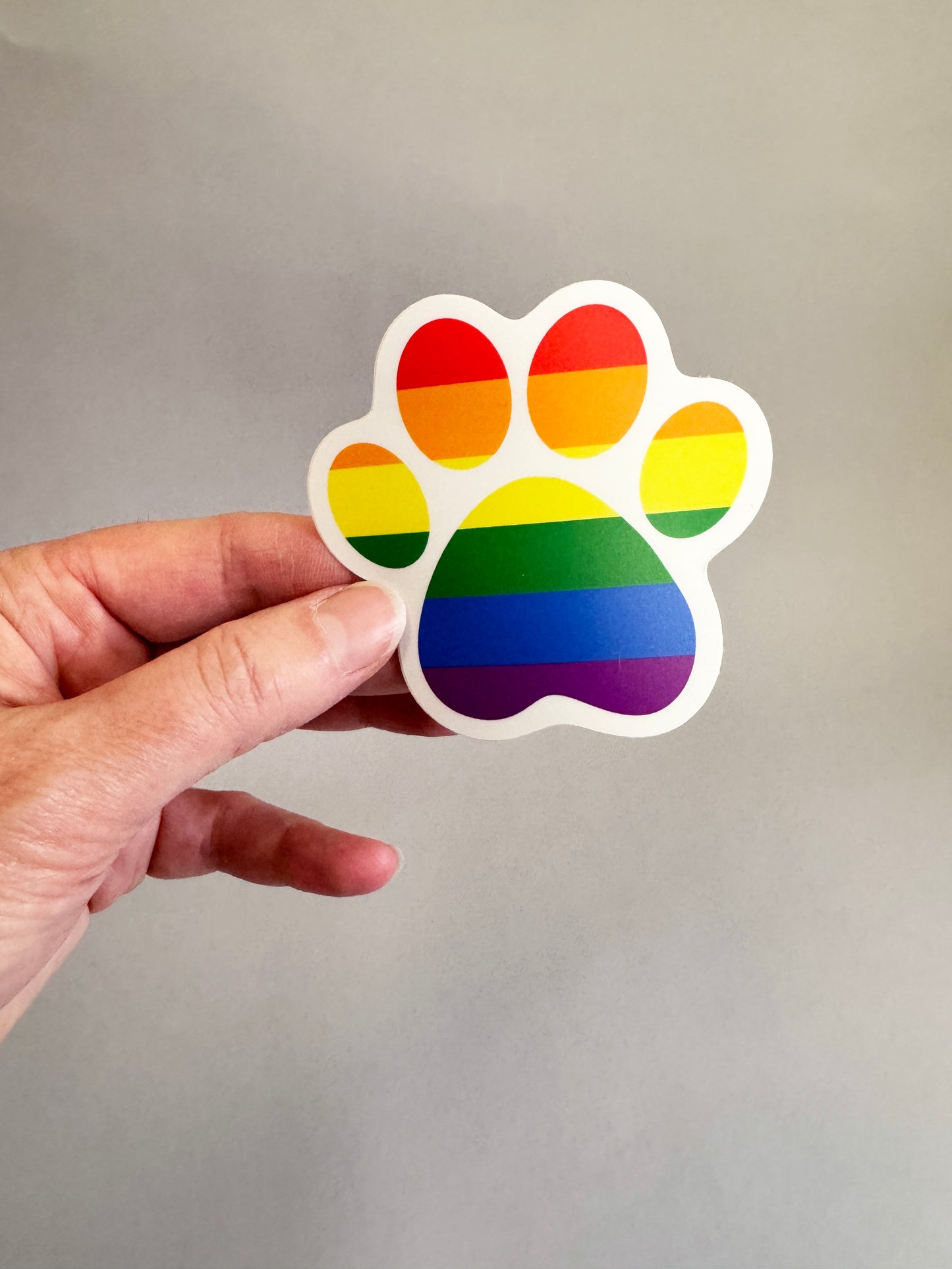 Rainbow Paw - Sticker