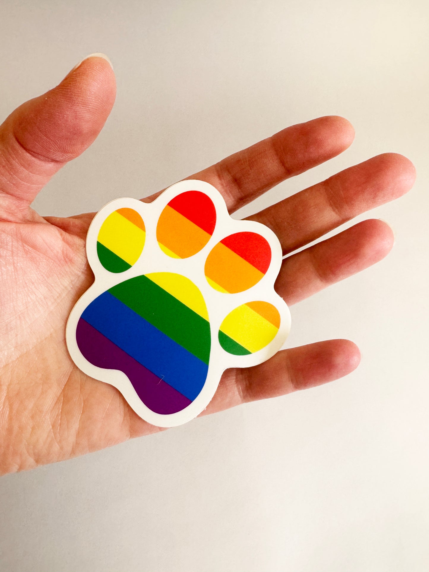 Rainbow Paw - Sticker