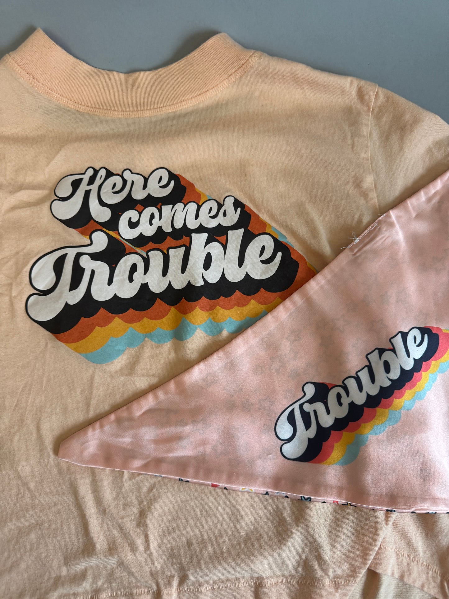 Trouble - MATCHING SHIRT & BANDANA SET