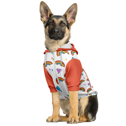 Rainbow Pride - Dog Zip-Up Hoodie