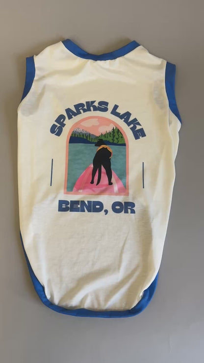 Sparks Lake, Bend Oregon - Dog Shirt