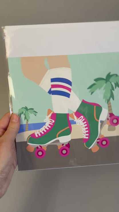 RollerSkates - Art Print